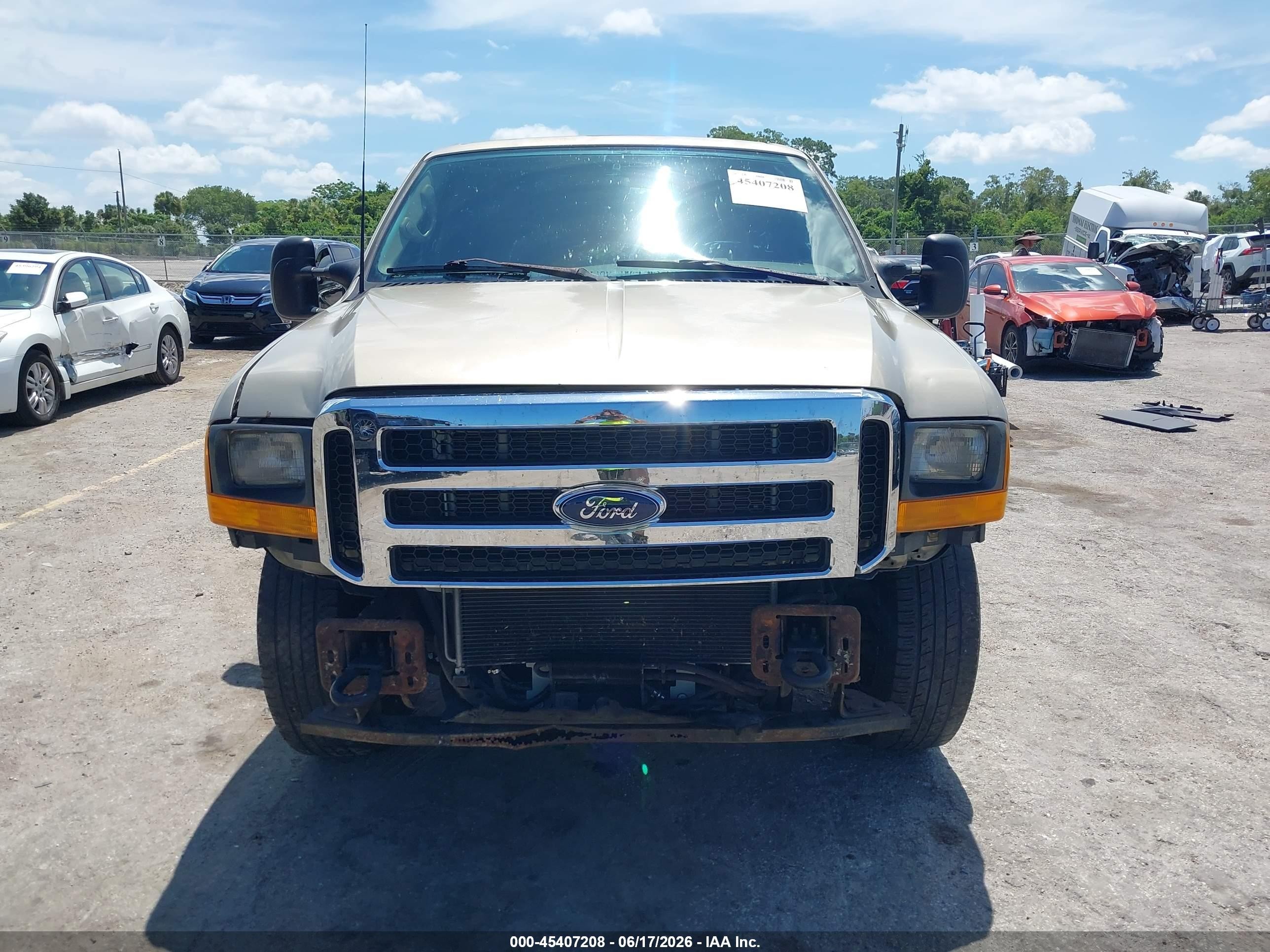 2001 Ford F-250 Xl/xlt Gold vin: 1FTNF20FX1EB82539