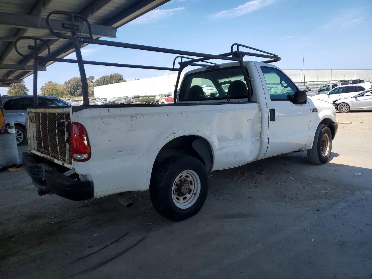 2002 Ford F250 Super Duty White vin: 1FTNF20L02EA17719