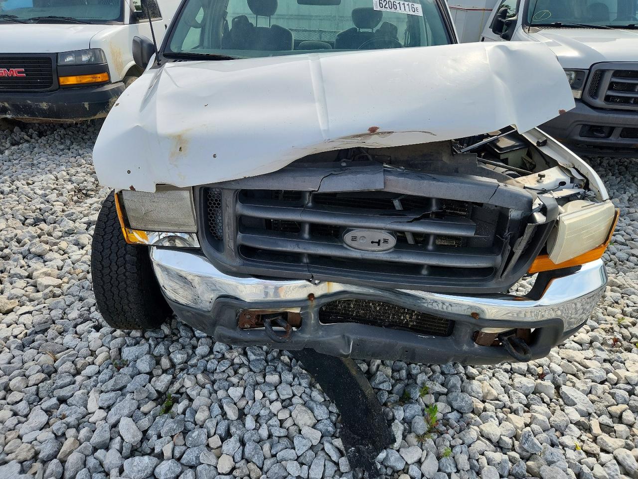2000 Ford F250 Super Duty White vin: 1FTNF20L0YED16992