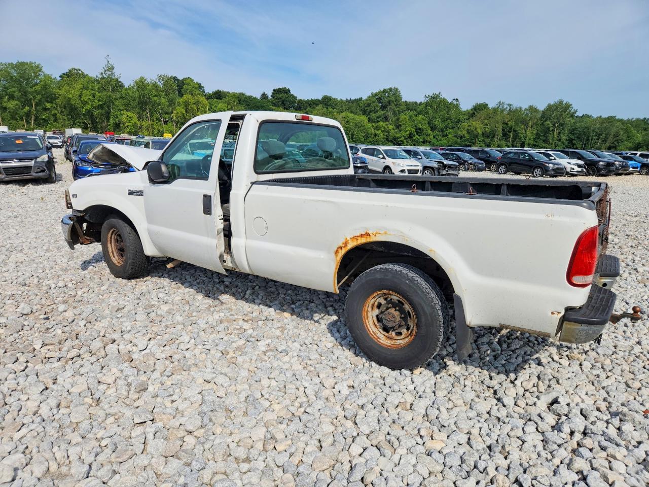 2000 Ford F250 Super Duty White vin: 1FTNF20L0YED16992