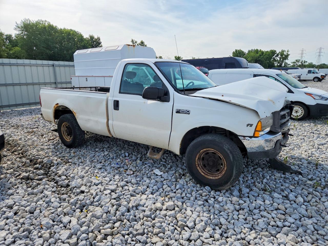 2000 Ford F250 Super Duty White vin: 1FTNF20L0YED16992