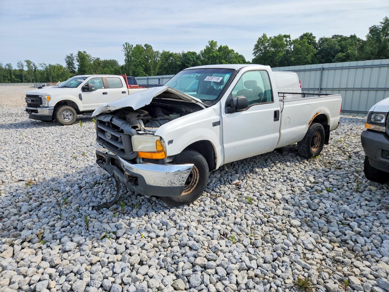 2000 Ford F250 Super Duty Белый vin: 1FTNF20L0YED16992
