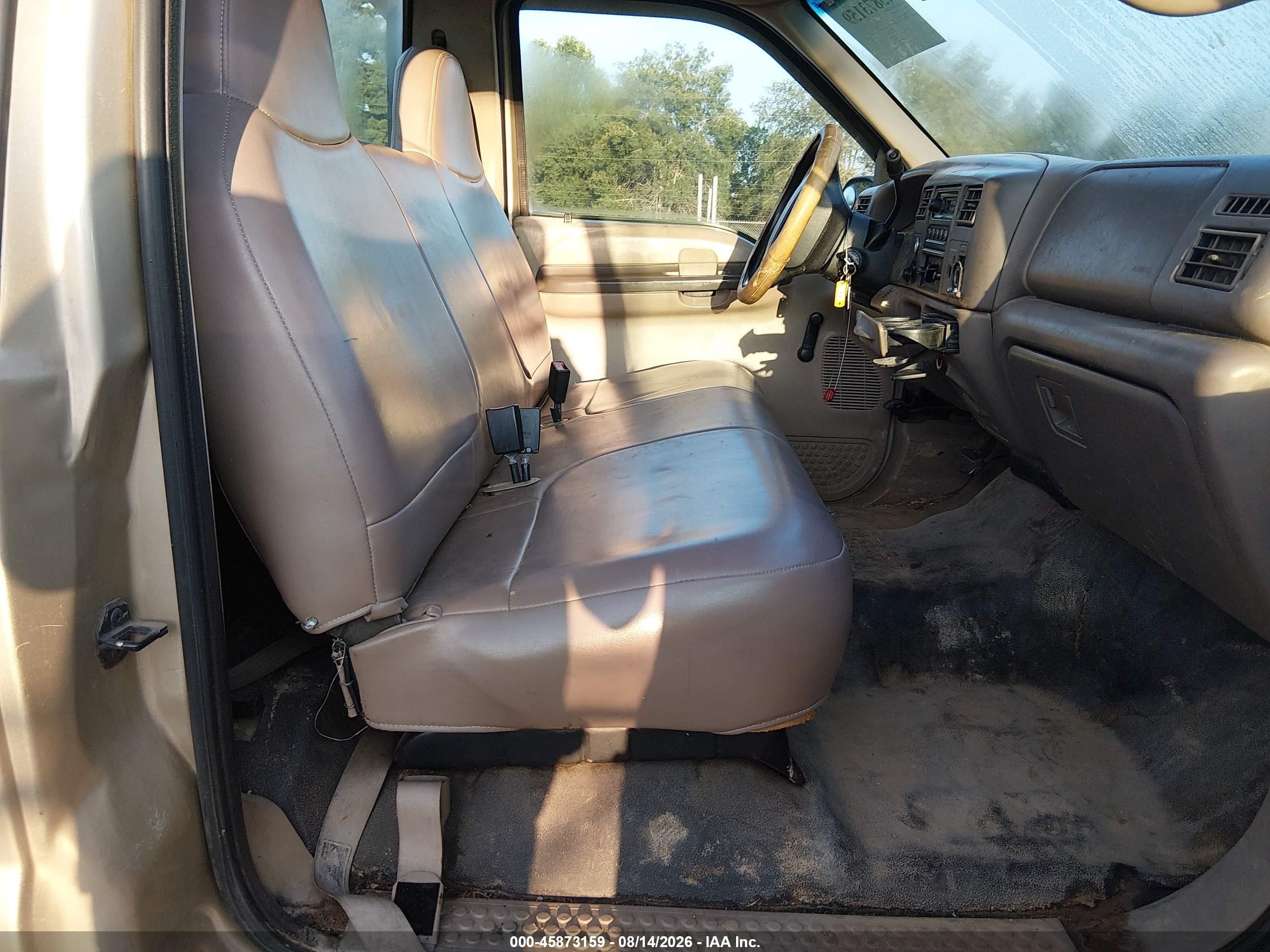 2001 Ford F250 Super Duty Beige vin: 1FTNF20L11EB70186