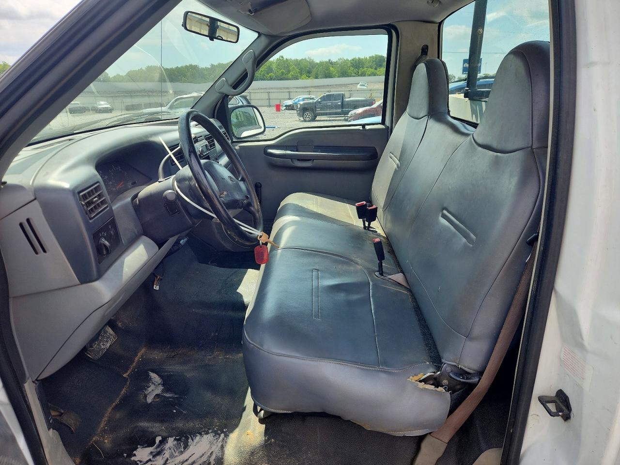 2001 Ford F250 Super Duty White vin: 1FTNF20L11ED45018