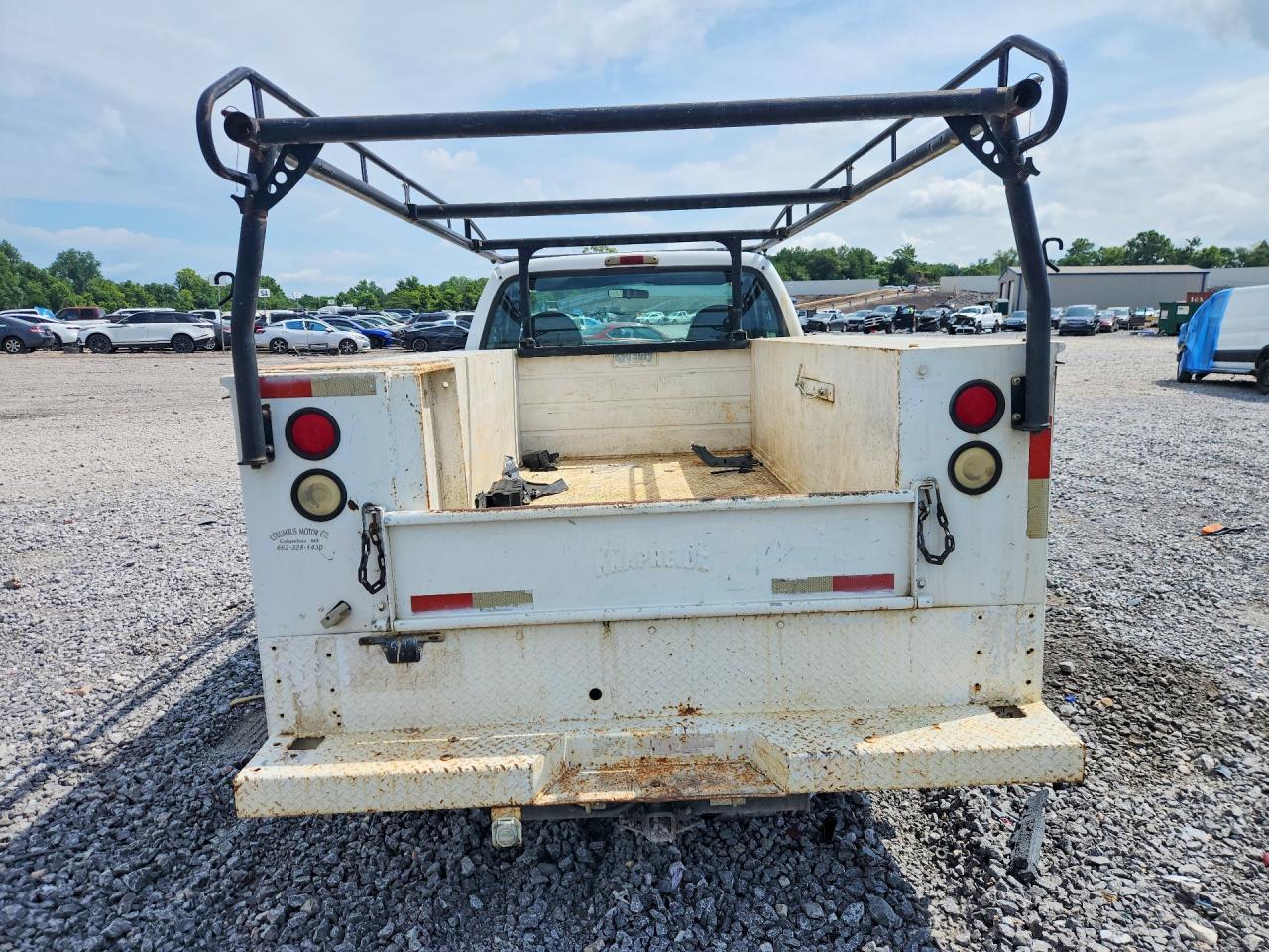 2001 Ford F250 Super Duty White vin: 1FTNF20L11ED45018