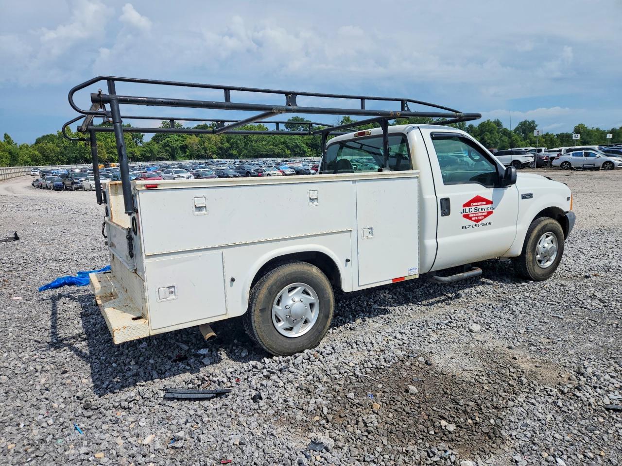 2001 Ford F250 Super Duty White vin: 1FTNF20L11ED45018