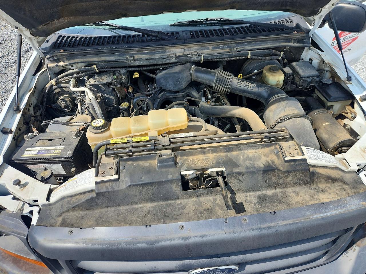2001 Ford F250 Super Duty White vin: 1FTNF20L11ED45018
