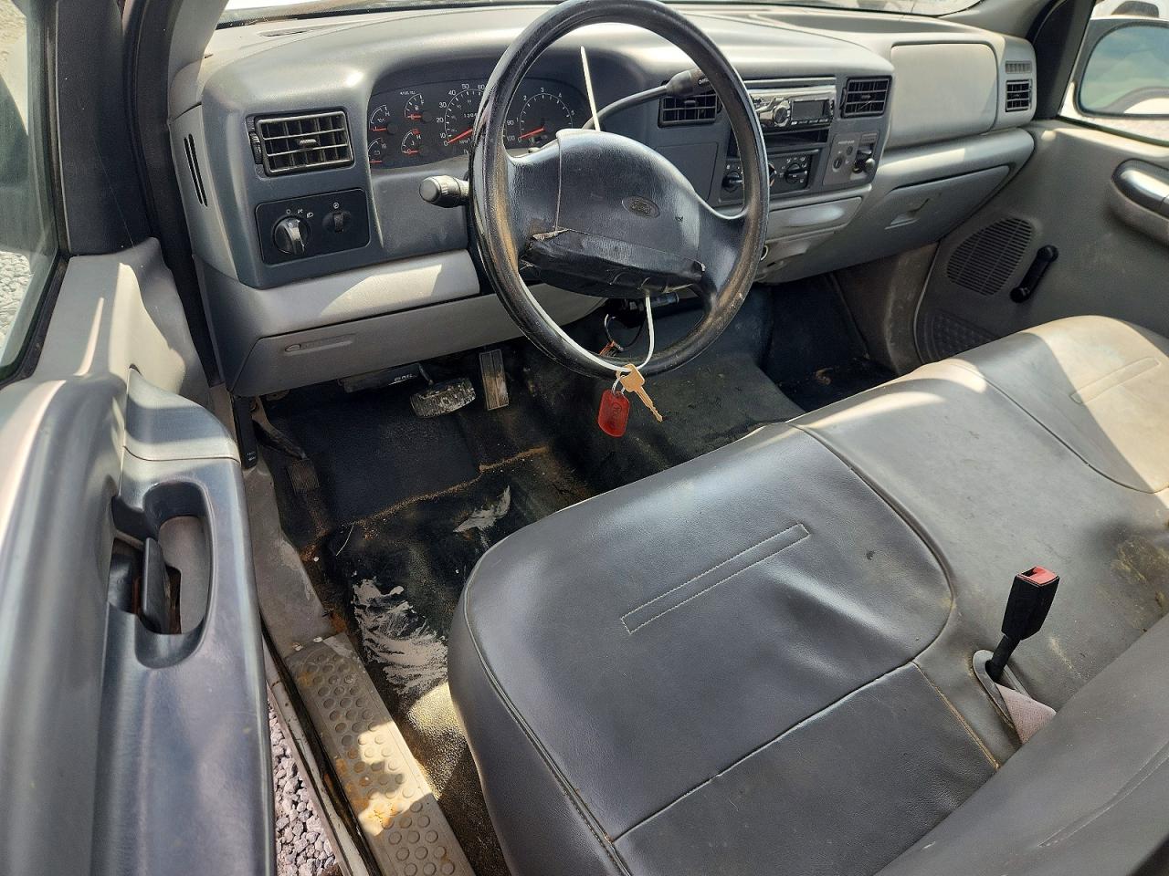 2001 Ford F250 Super Duty White vin: 1FTNF20L11ED45018