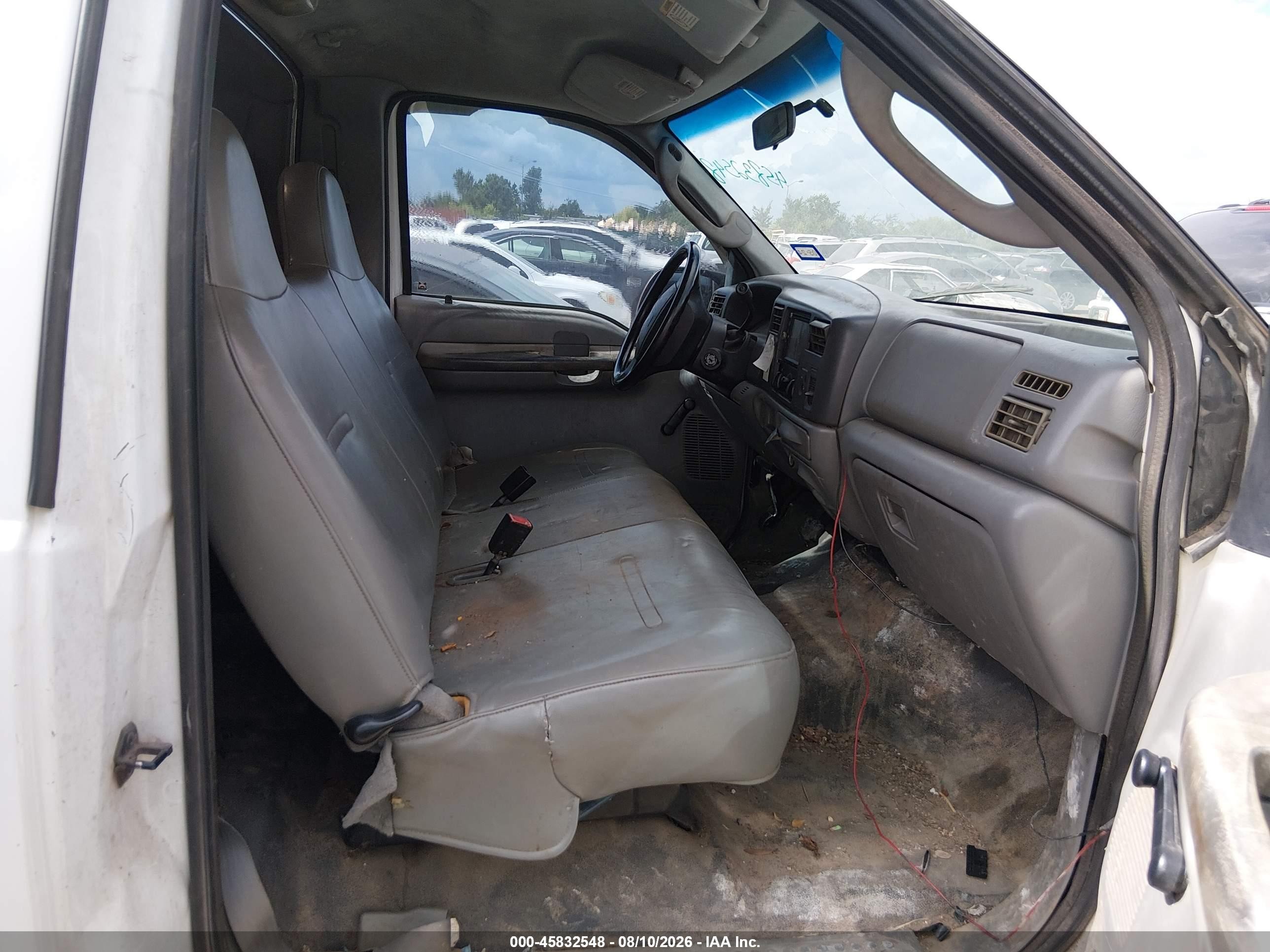 2004 Ford F-250 Xl/xlt White vin: 1FTNF20L14EC38538