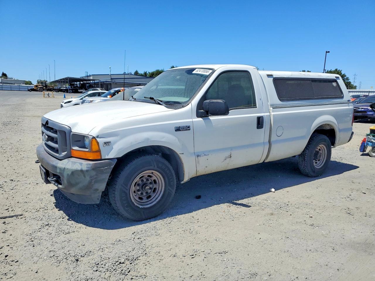 2001 Ford F-250 Super Duty White vin: 1FTNF20L21ED84135