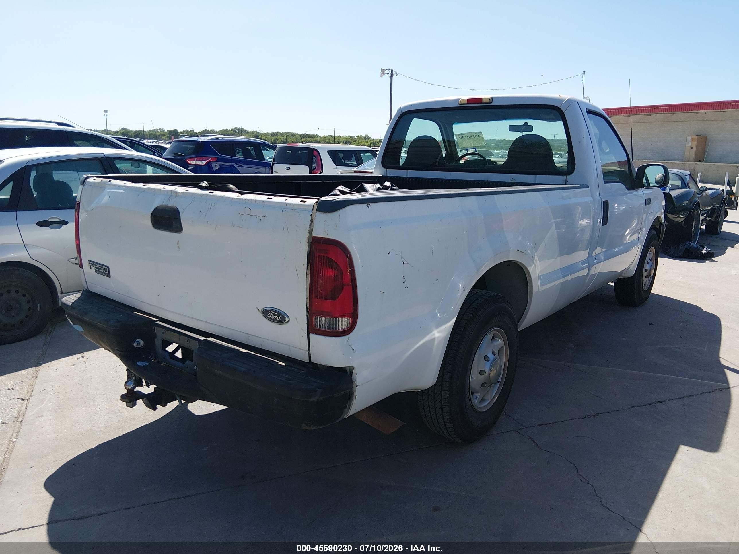 2000 Ford F-250 Lariat/xl/xlt Белый vin: 1FTNF20L2YEB95690