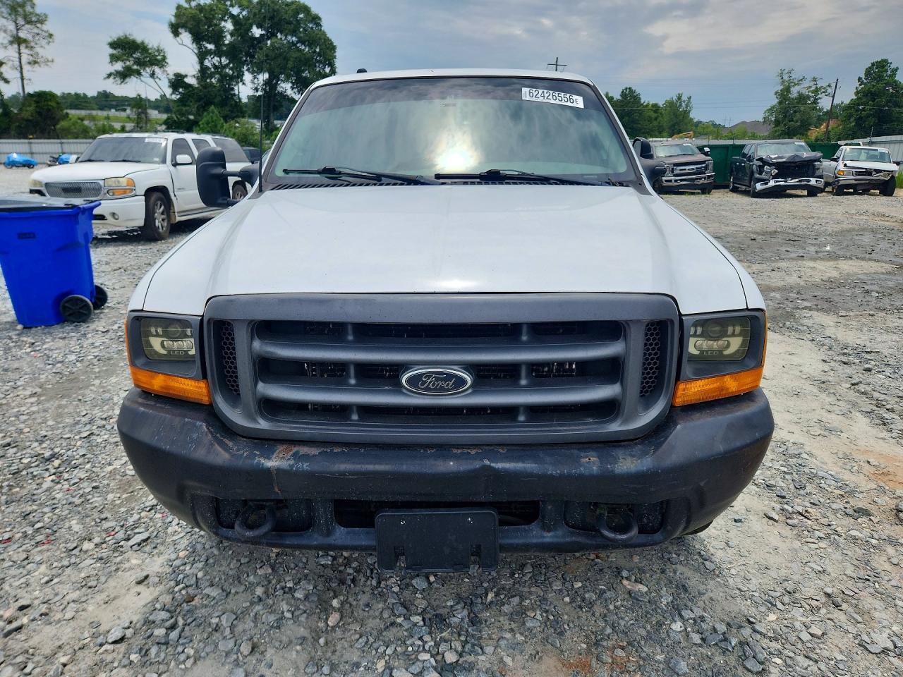 2000 Ford F250 Super Duty Белый vin: 1FTNF20L2YED95470