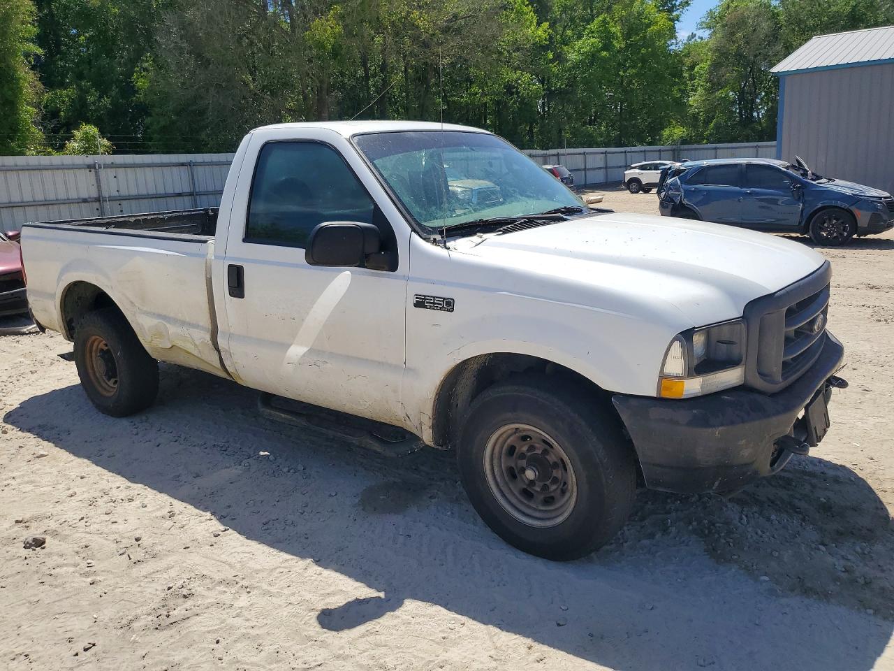 2004 Ford F250 Super Duty White vin: 1FTNF20L44EC65085