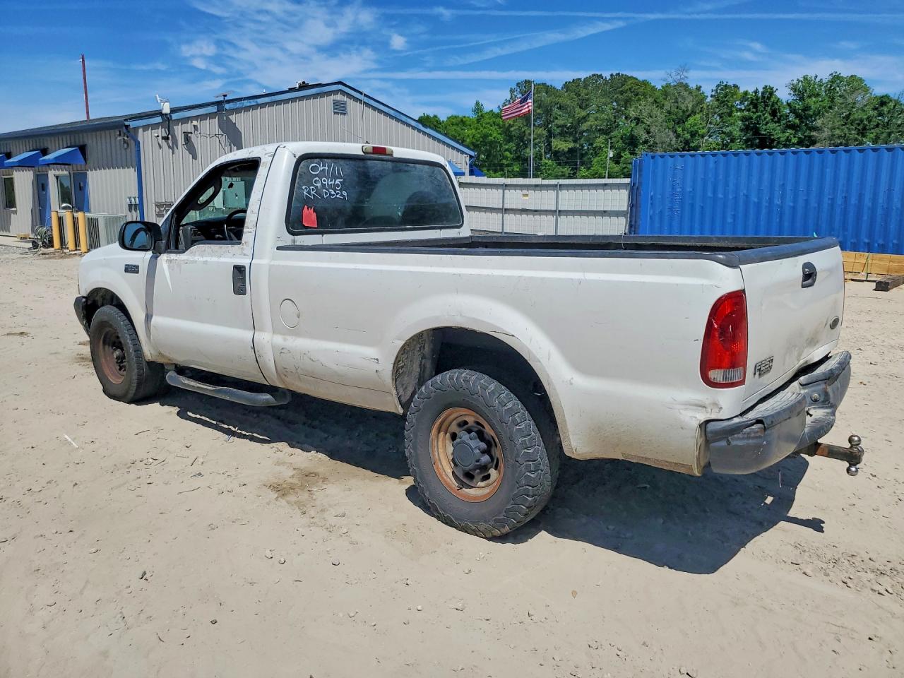2004 Ford F250 Super Duty White vin: 1FTNF20L44EC65085