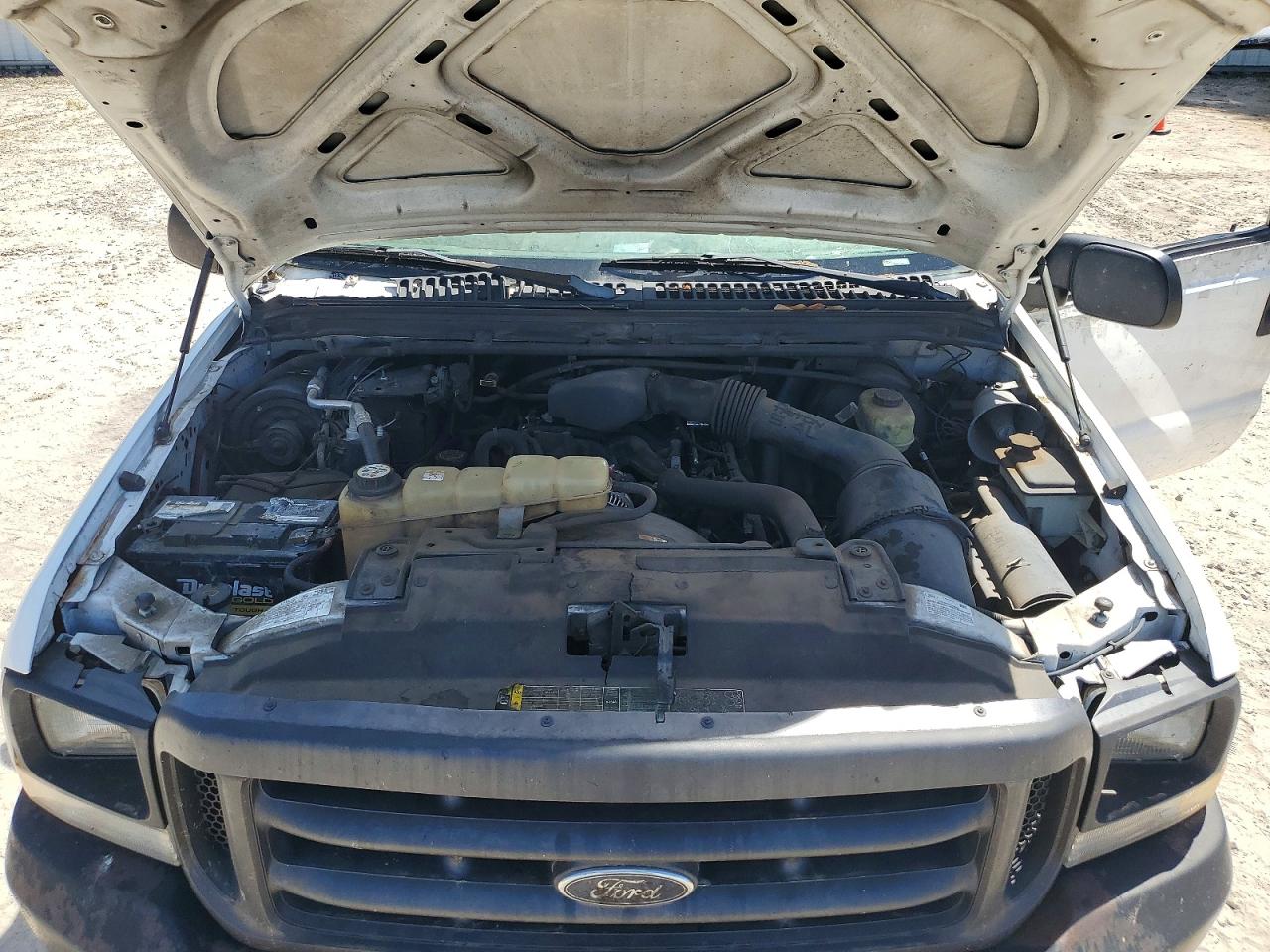 2004 Ford F250 Super Duty White vin: 1FTNF20L44EC65085