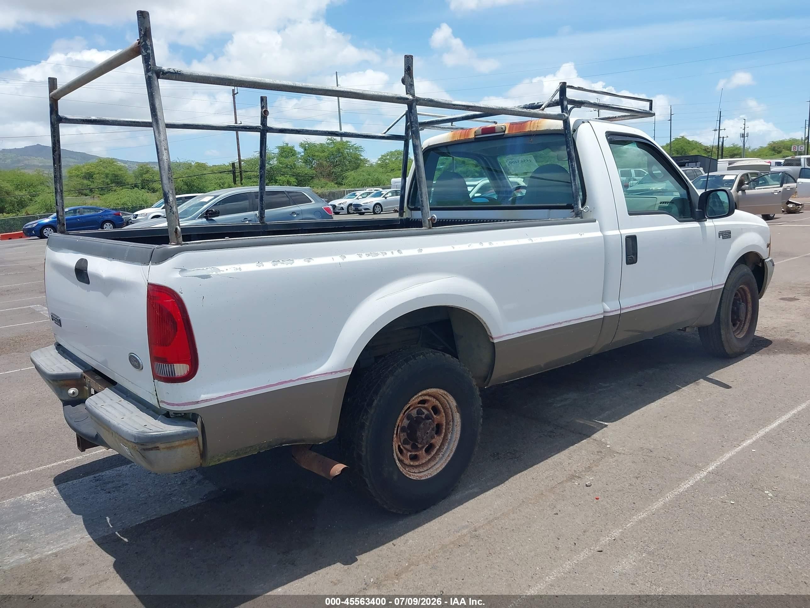 1999 Ford F-250 Lariat/xl/xlt Белый vin: 1FTNF20L4XEA86484