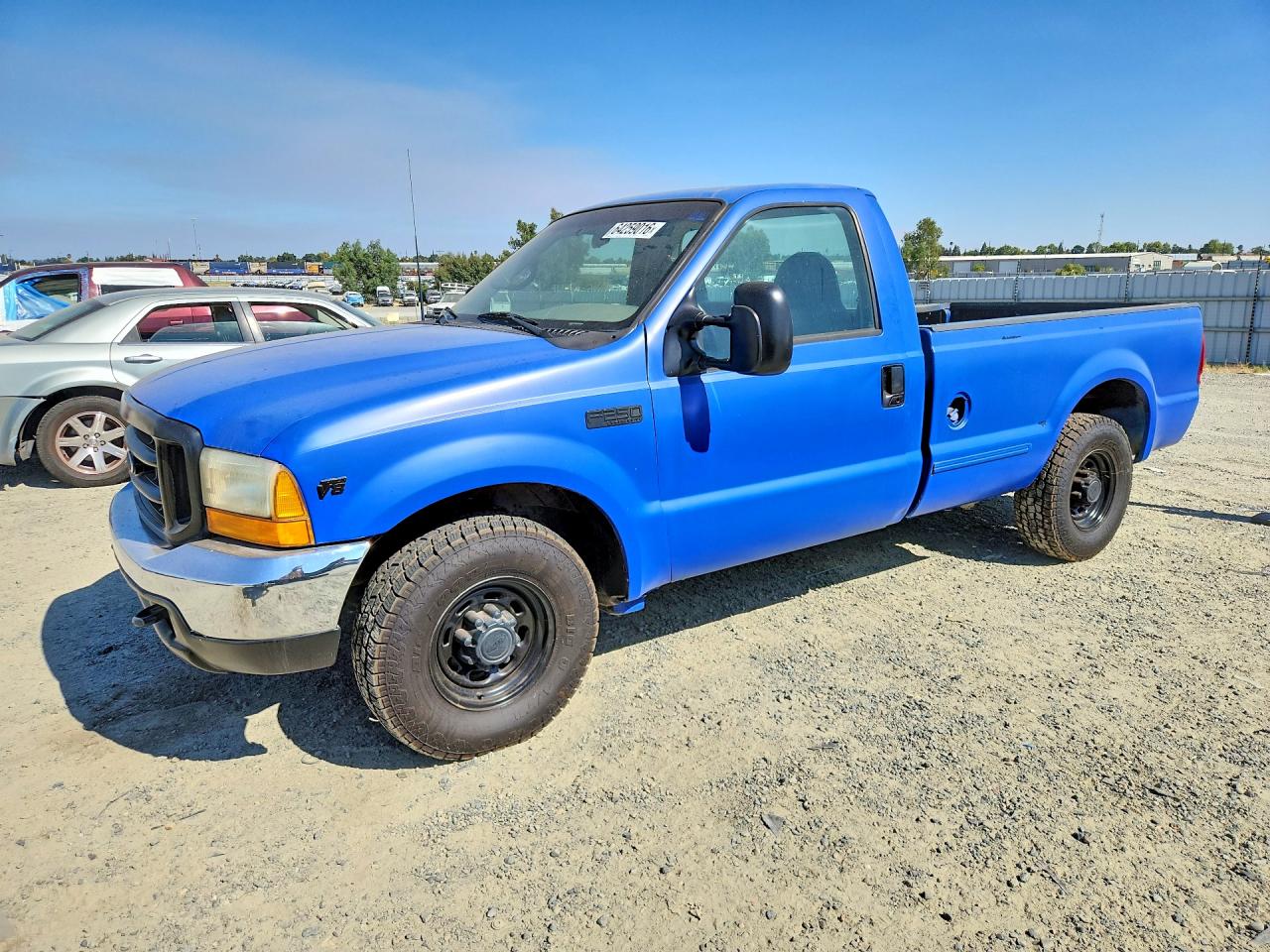 2000 Ford F250 Super Duty Blue vin: 1FTNF20L4YED15716