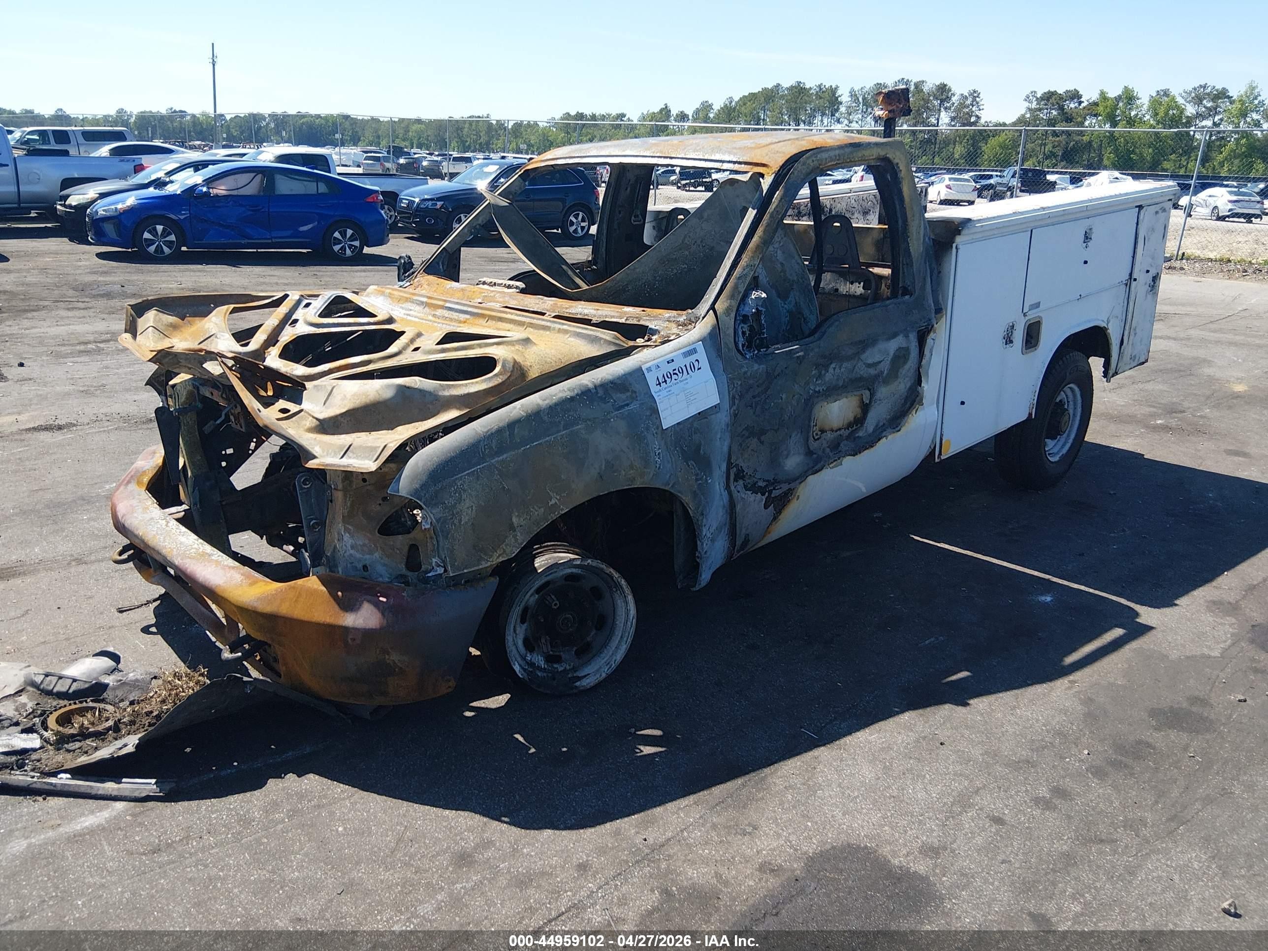 2001 Ford F-250 Xl/xlt White vin: 1FTNF20L51EC95398