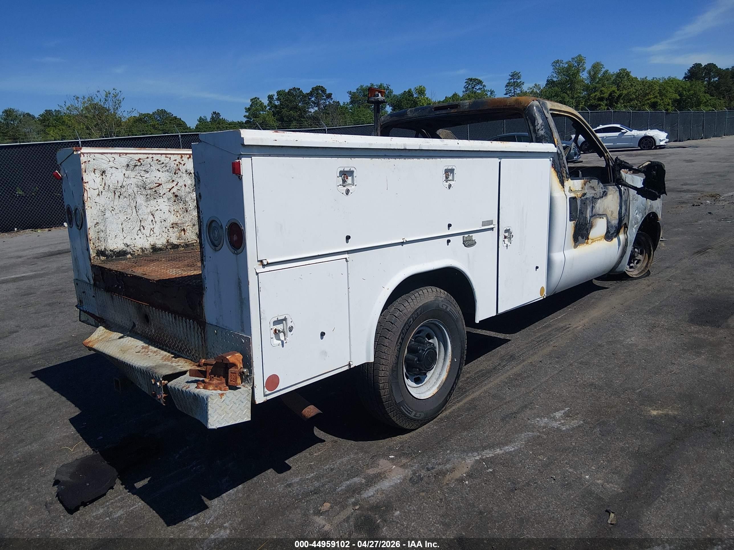 2001 Ford F-250 Xl/xlt White vin: 1FTNF20L51EC95398