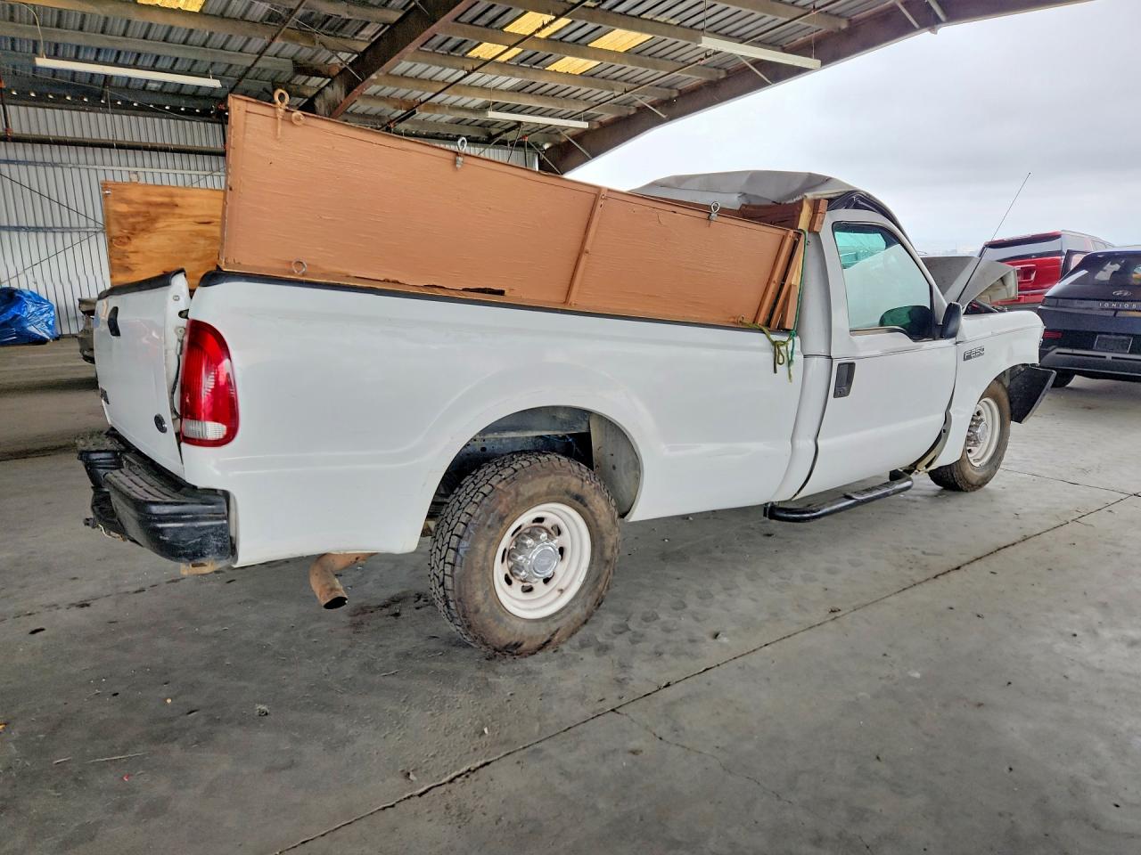 2001 Ford F250 Super Duty White vin: 1FTNF20L61EA52098