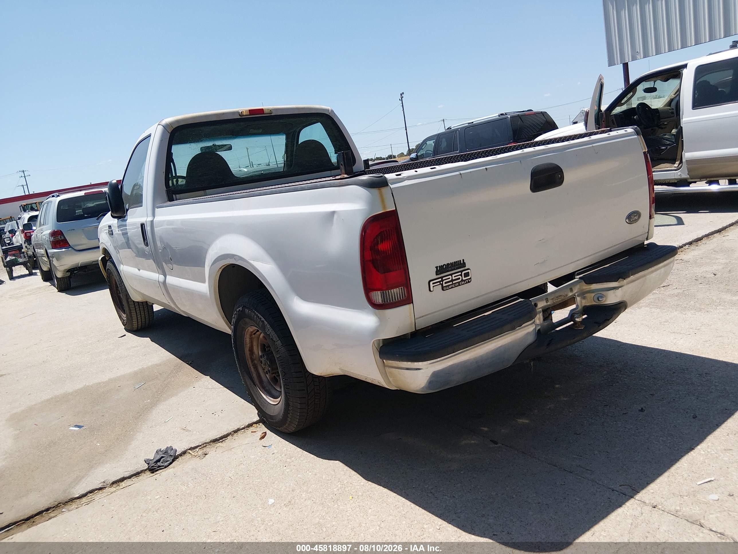 2000 Ford F-250 Lariat/xl/xlt White vin: 1FTNF20L6YED10887