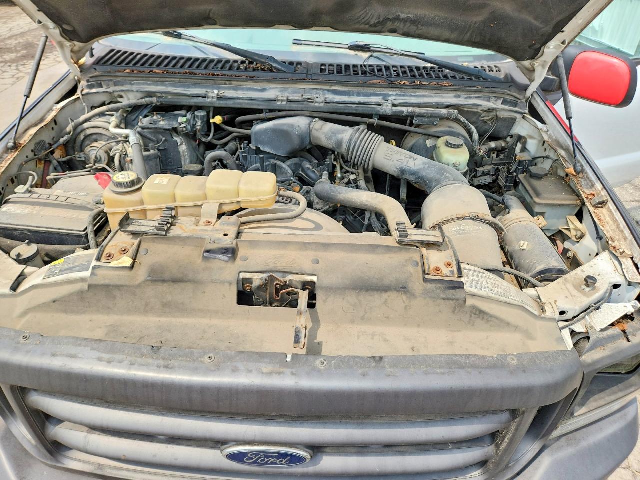 2003 Ford F250 Super Duty White vin: 1FTNF20L73EA88188