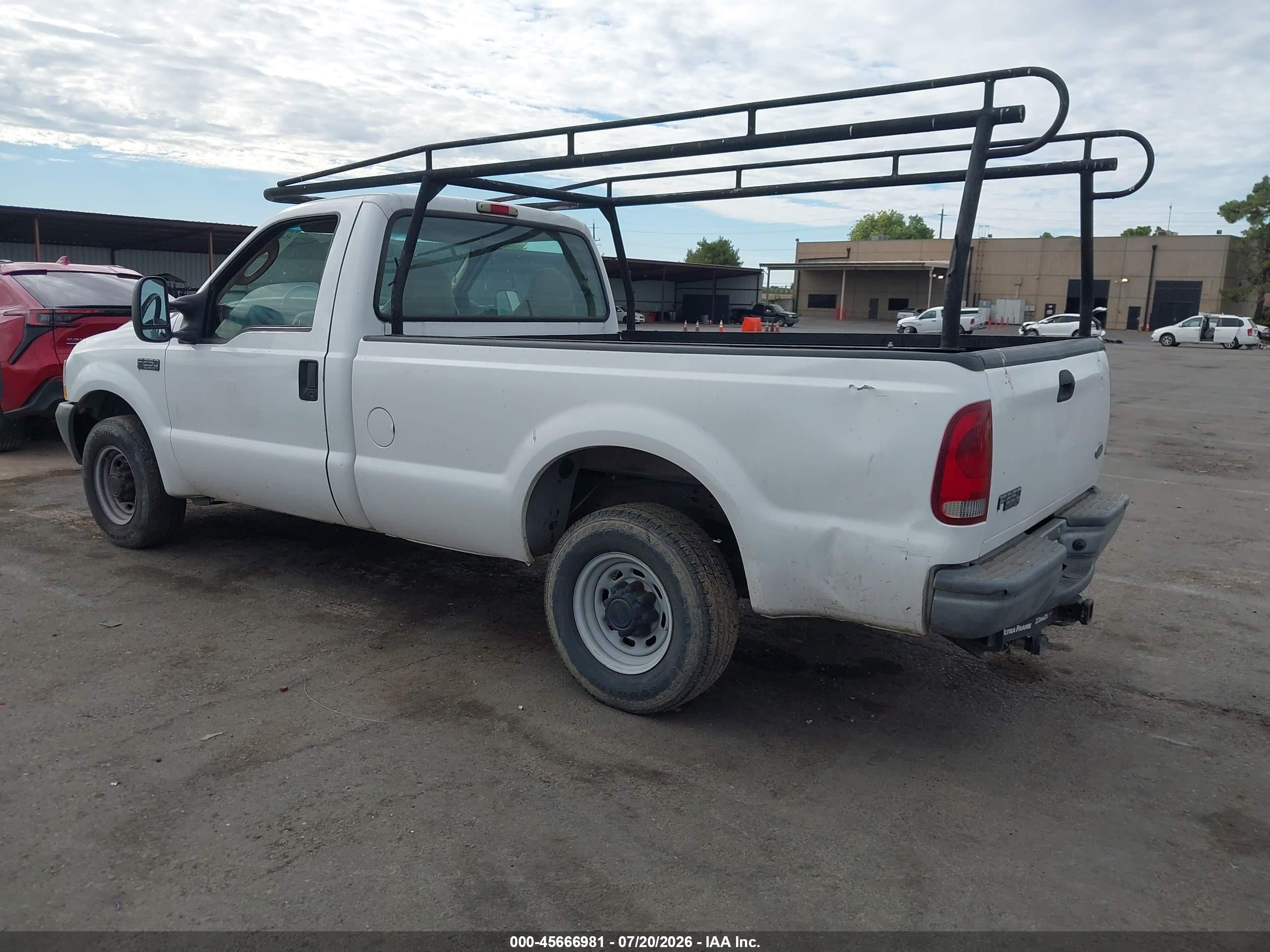 2004 Ford F-250 Xl/xlt White vin: 1FTNF20L84EC26354