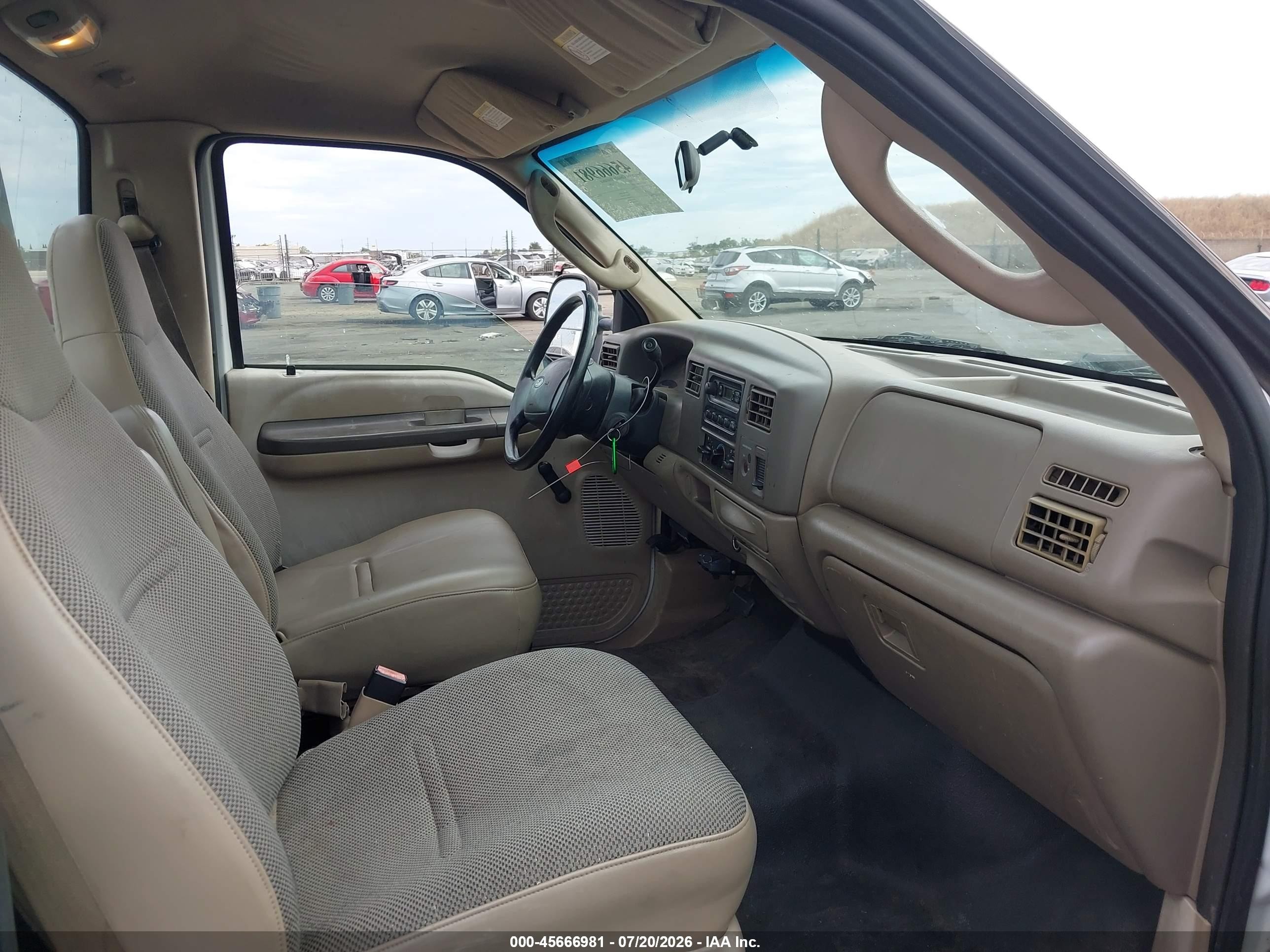 2004 Ford F-250 Xl/xlt White vin: 1FTNF20L84EC26354