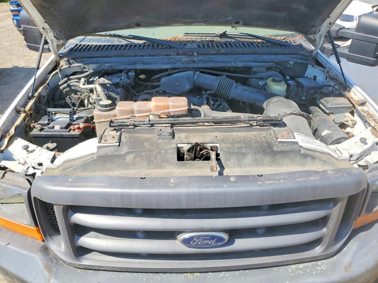 2001 Ford F250 Super Duty White vin: 1FTNF20L91EC58998