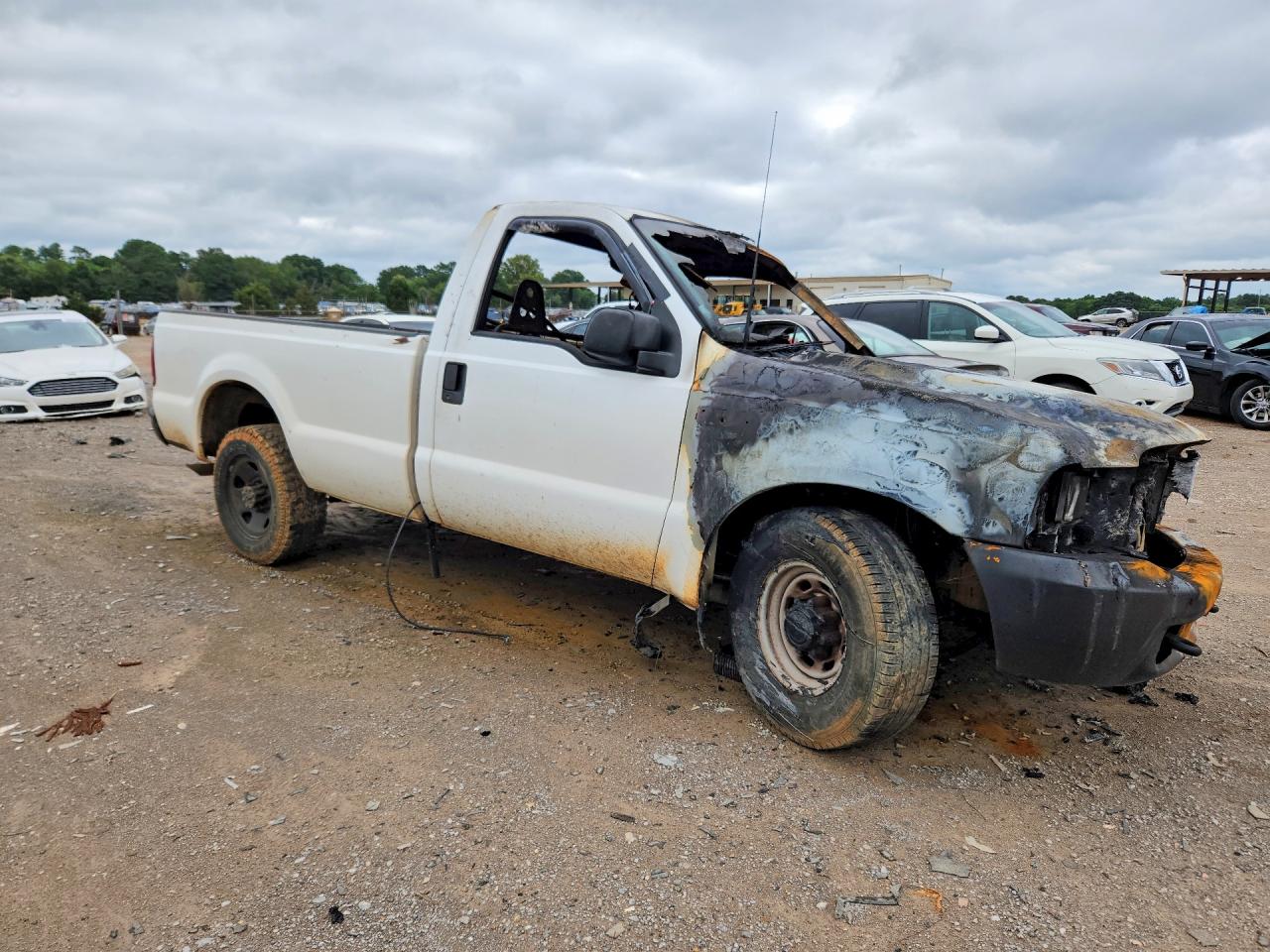 2000 Ford F250 Super Duty White vin: 1FTNF20L9YED41597