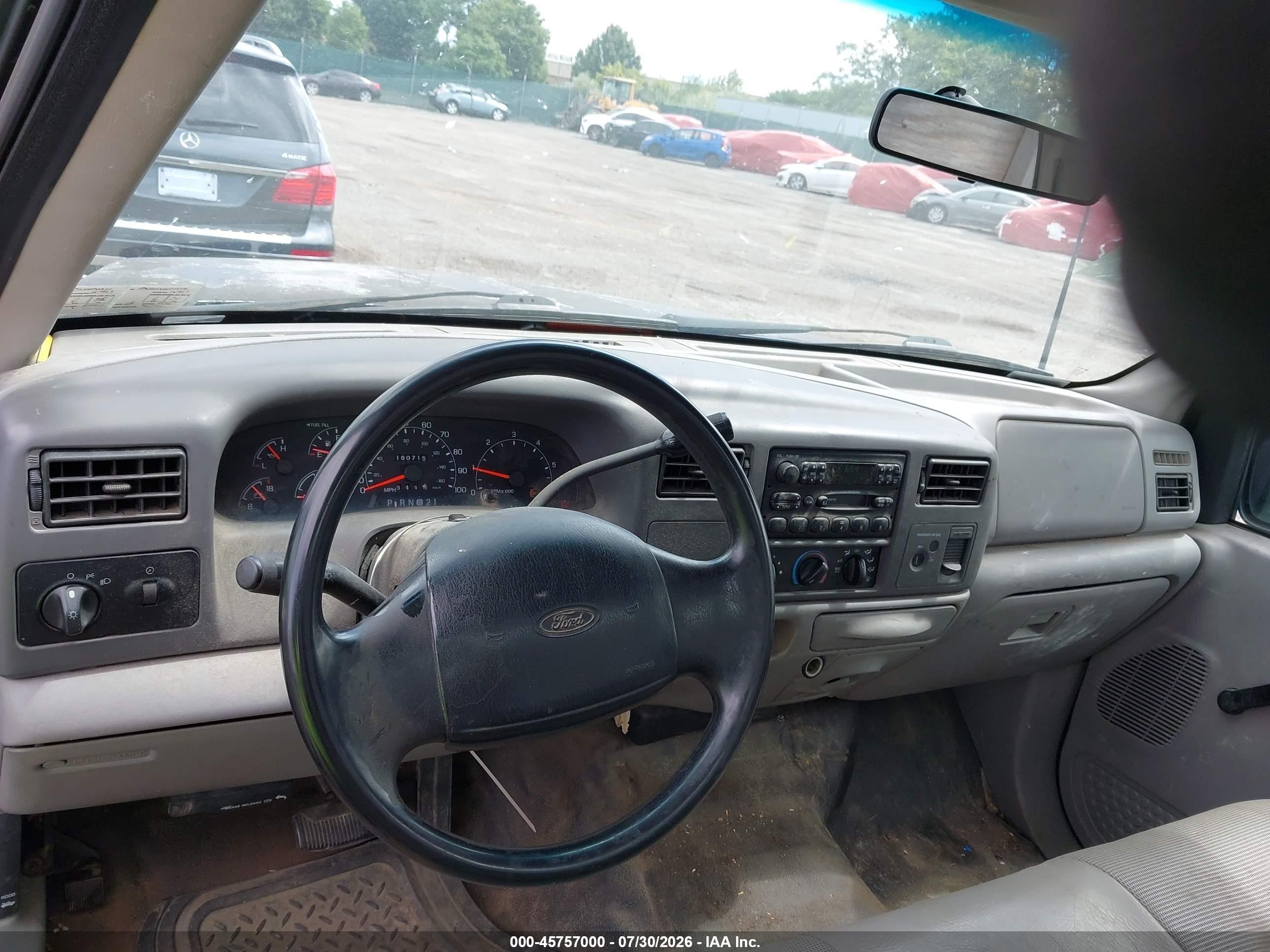 2001 Ford F-250   Blue vin: 1FTNF20LX1ED08226
