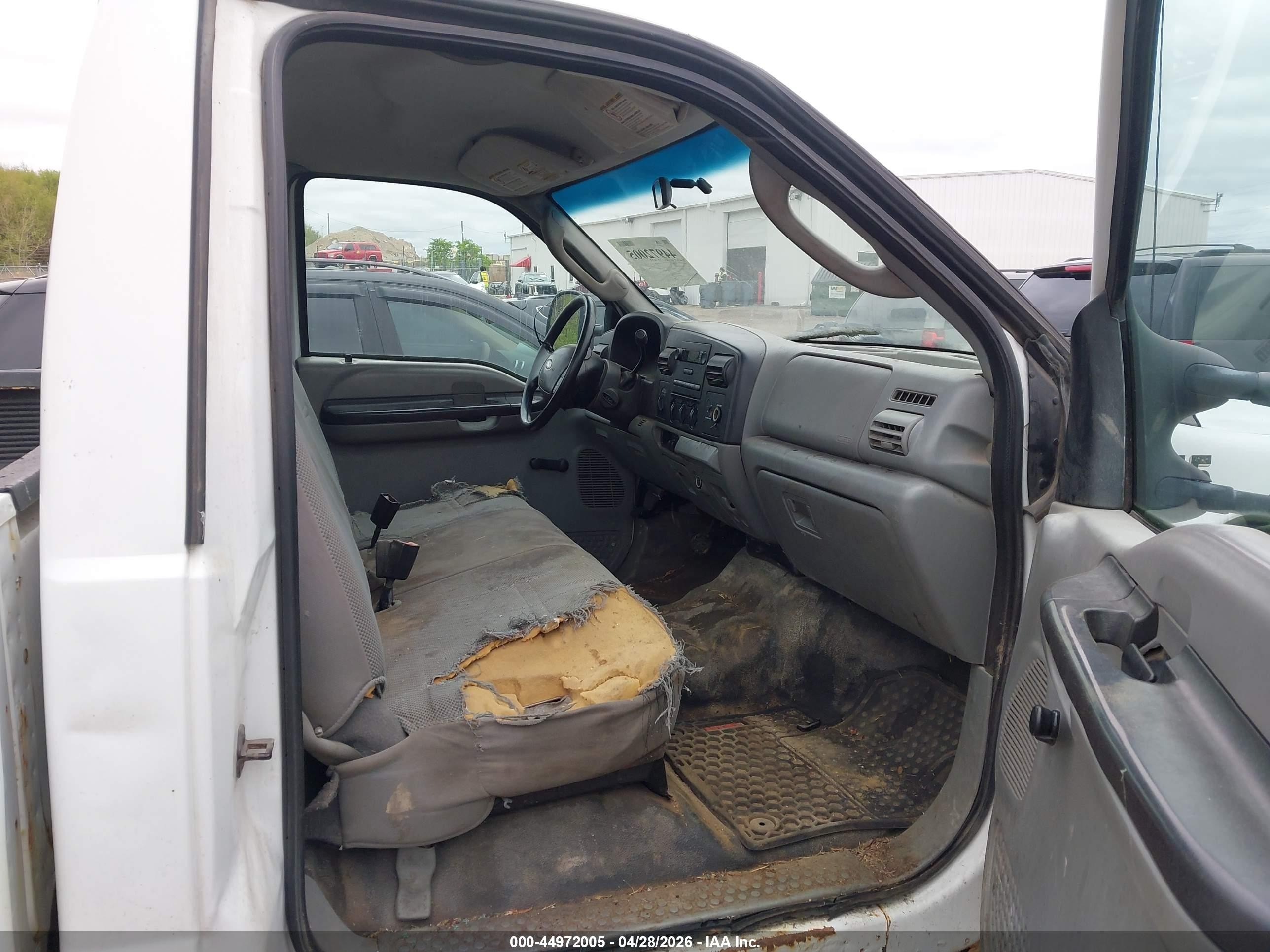 2007 Ford F-250 Xl/xlt White vin: 1FTNF21507EB33638