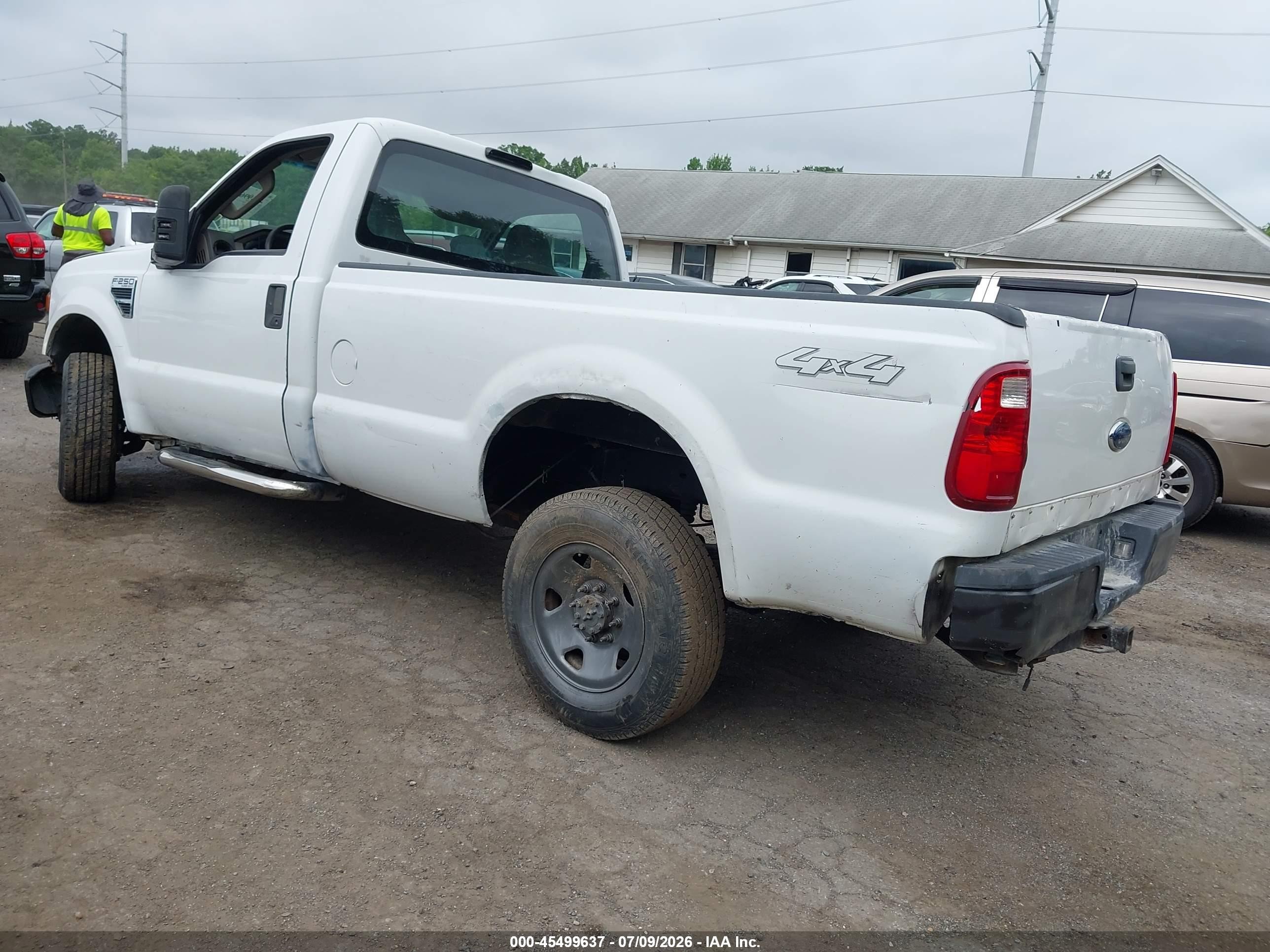2009 Ford Super Duty F-250 Srw Xl/xlt White vin: 1FTNF21509EB24599