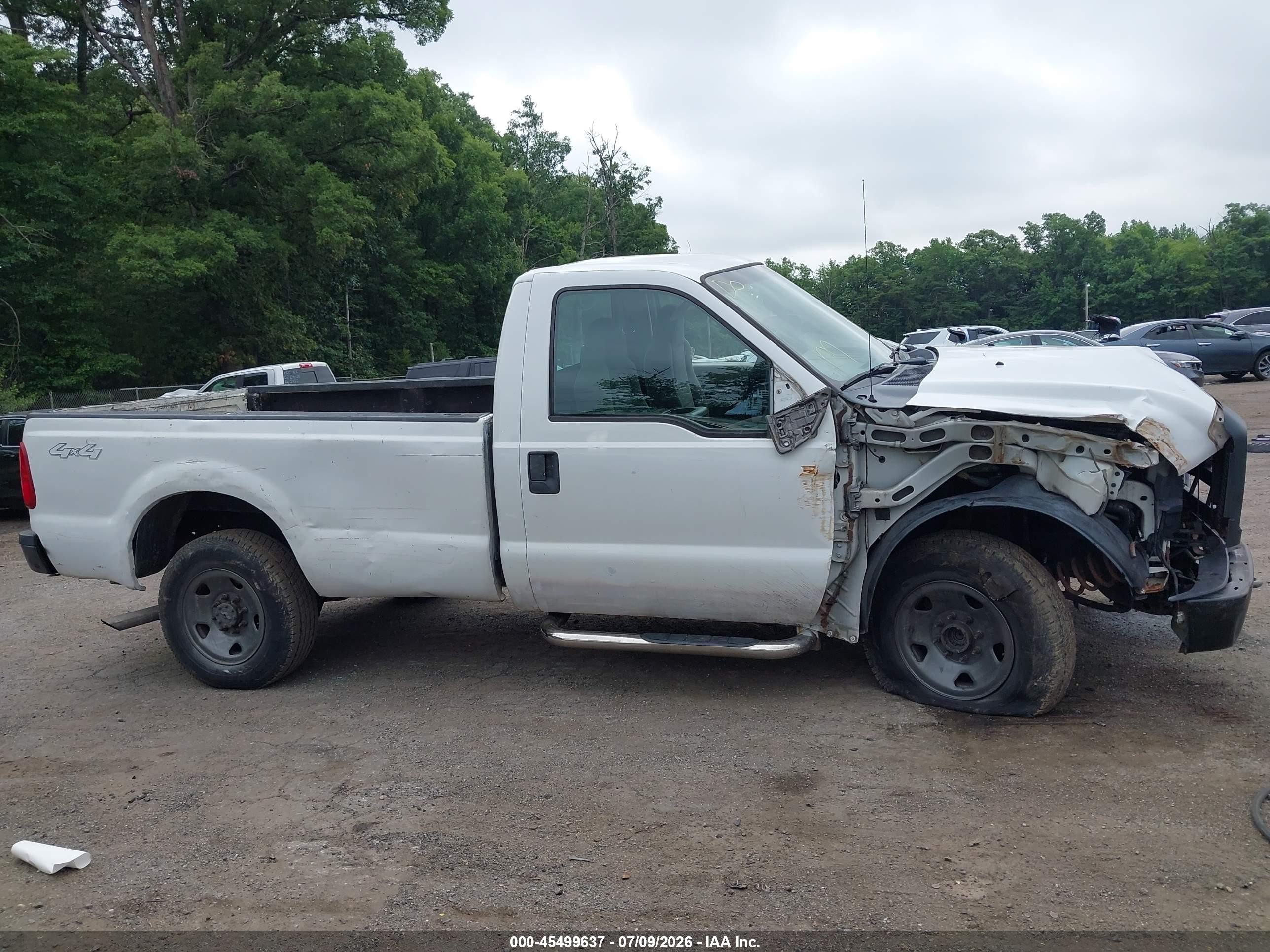 2009 Ford Super Duty F-250 Srw Xl/xlt White vin: 1FTNF21509EB24599