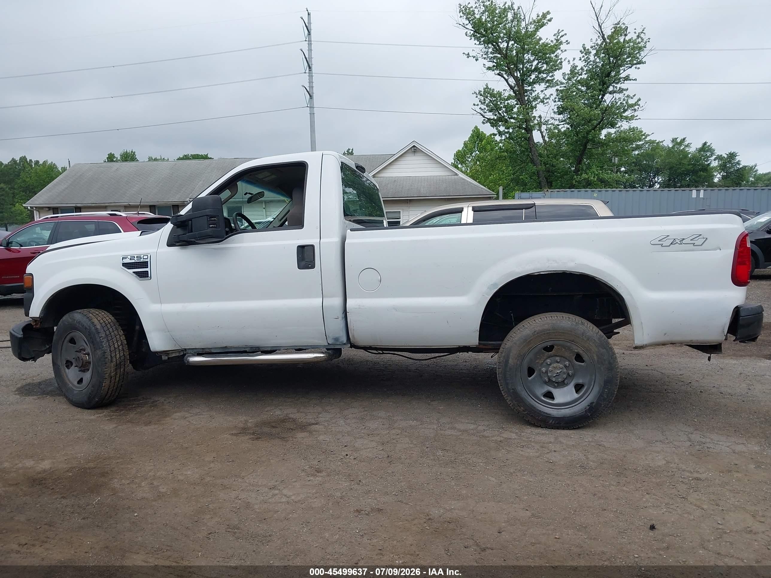 2009 Ford Super Duty F-250 Srw Xl/xlt White vin: 1FTNF21509EB24599