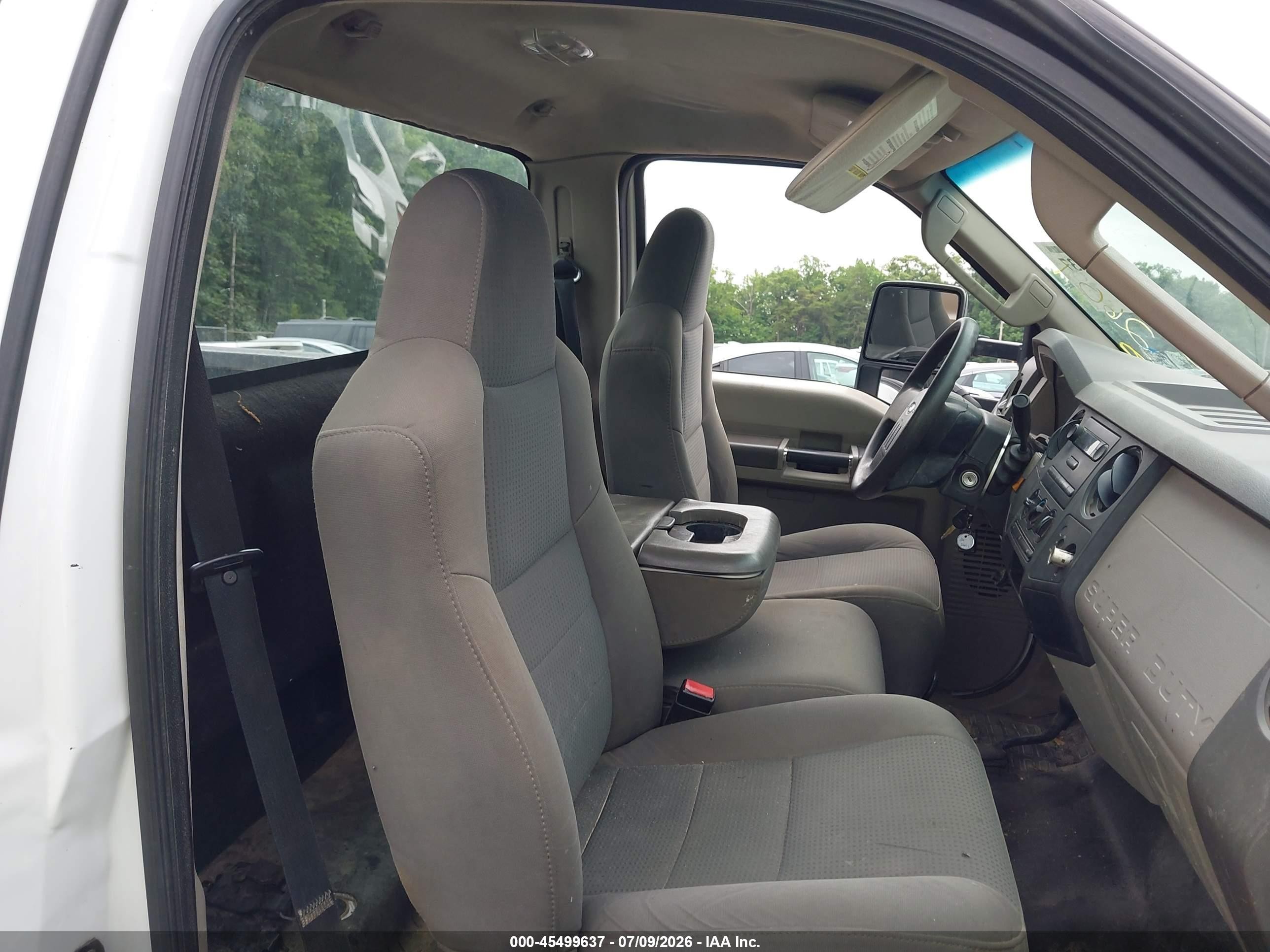 2009 Ford Super Duty F-250 Srw Xl/xlt White vin: 1FTNF21509EB24599