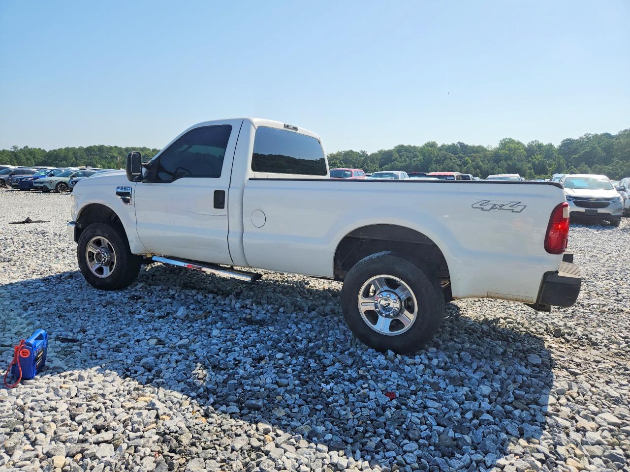 2008 Ford F250 Super Duty White vin: 1FTNF21518EA01957