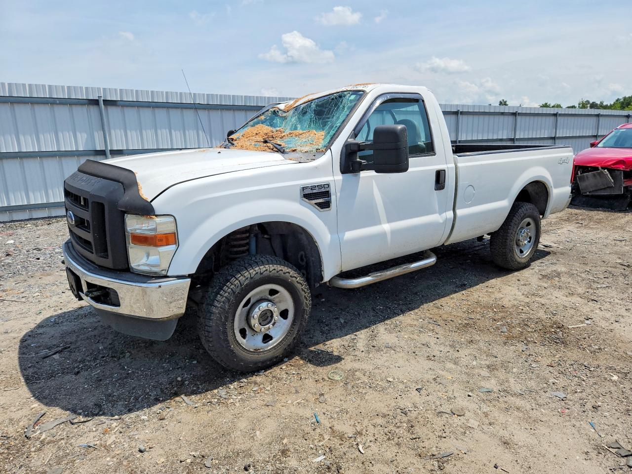 2009 Ford F250 Super Duty White vin: 1FTNF21519EB14275