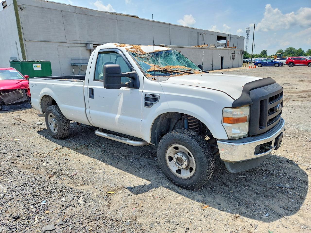 2009 Ford F250 Super Duty White vin: 1FTNF21519EB14275
