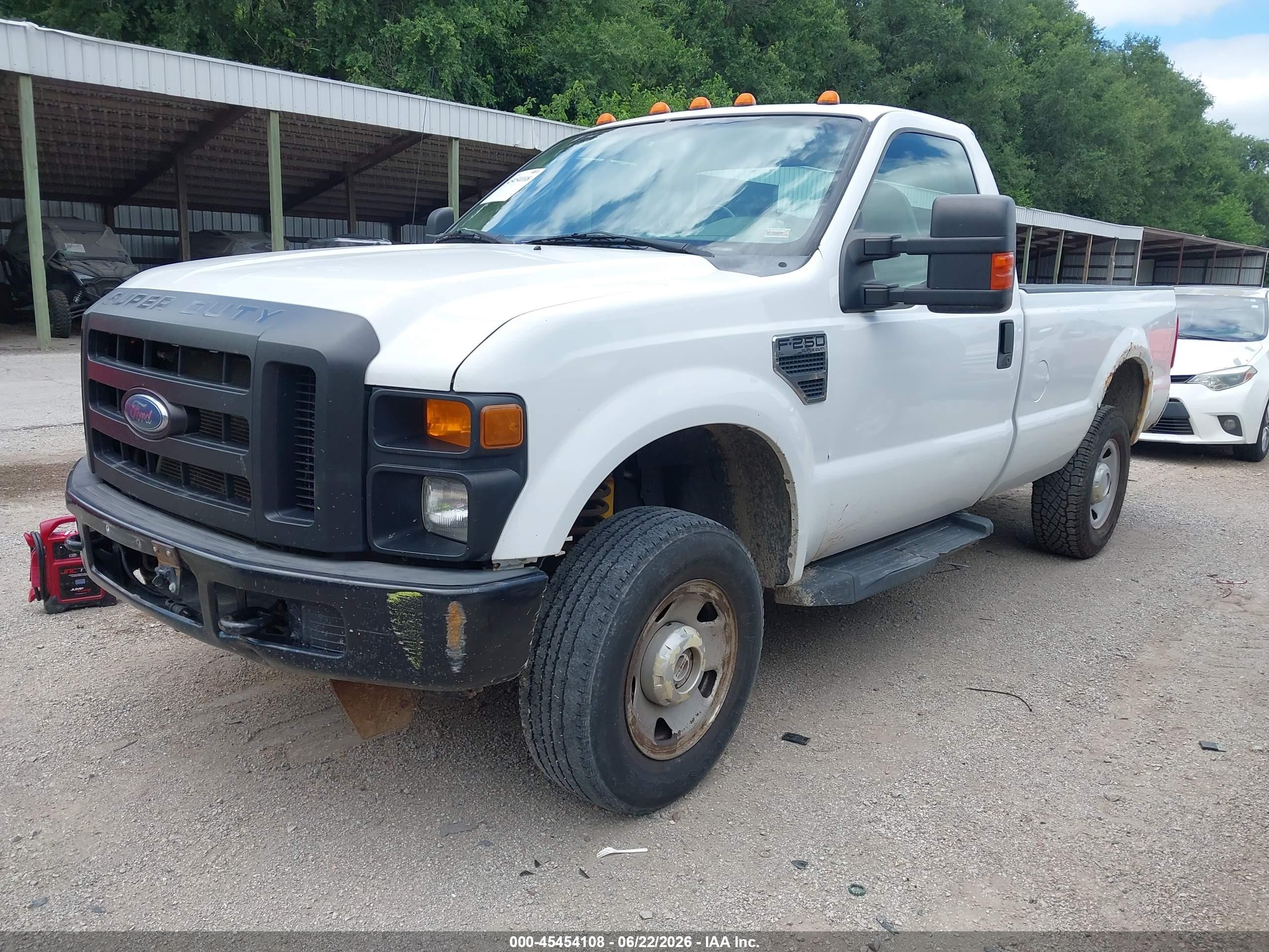 2008 Ford Super Duty F-250 Srw Xl/xlt White vin: 1FTNF21548EB24829