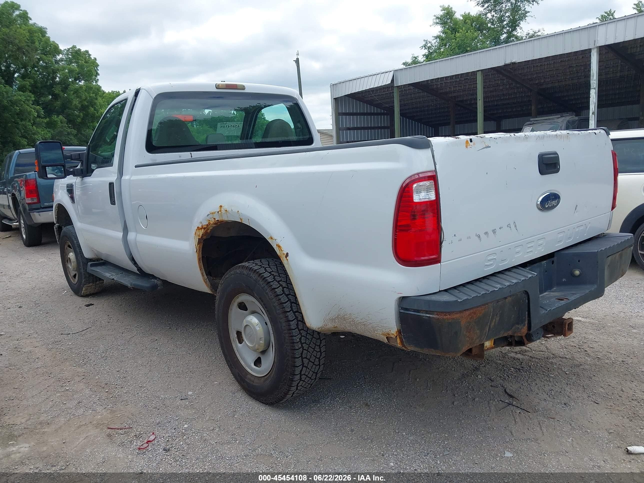 2008 Ford Super Duty F-250 Srw Xl/xlt White vin: 1FTNF21548EB24829