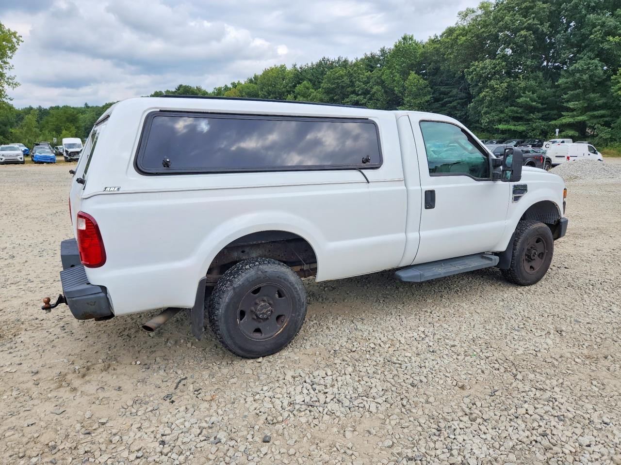 2008 Ford F250 Super Duty White vin: 1FTNF21558EA07891
