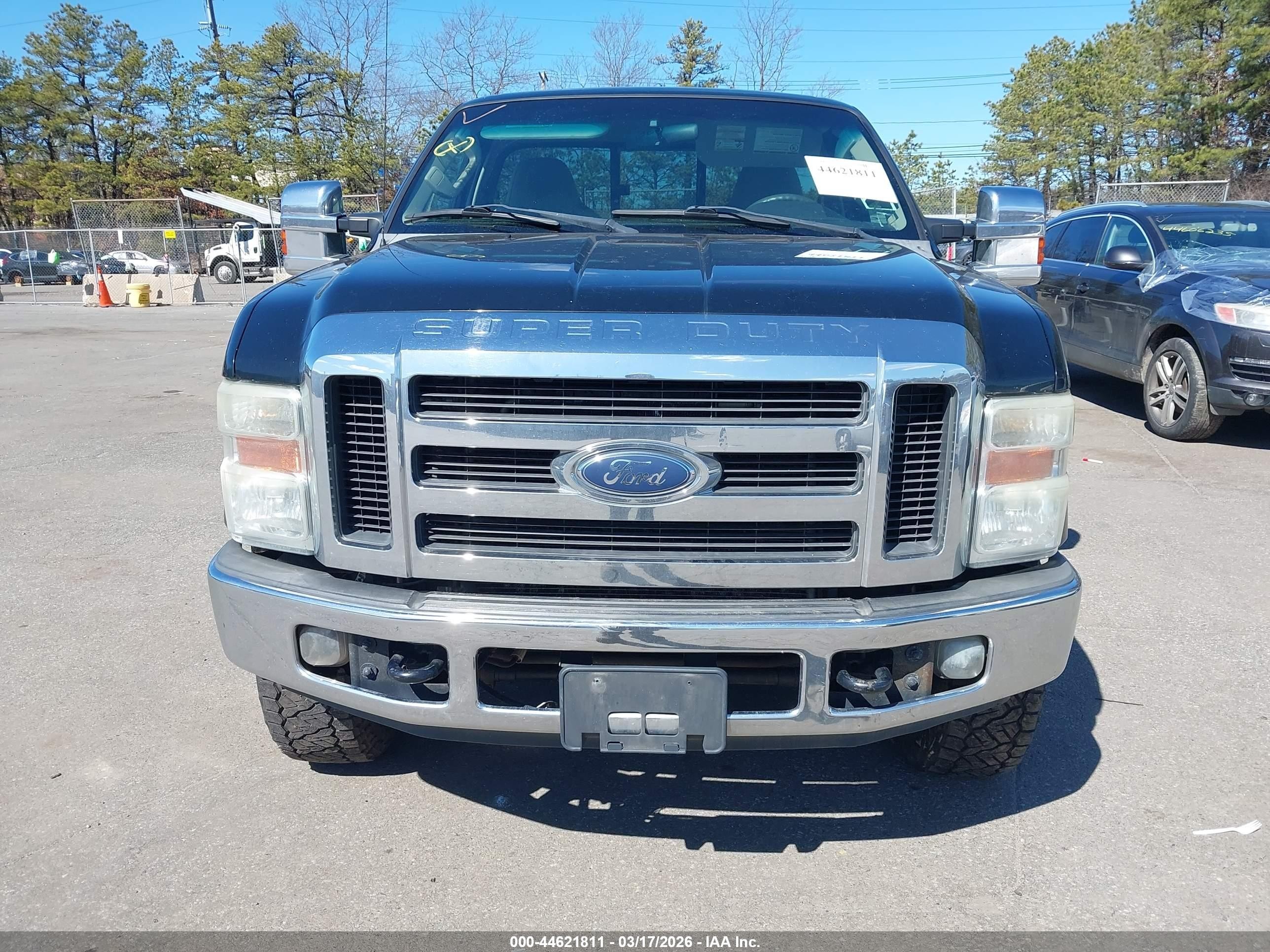 2008 Ford F-250 Xl/xlt Black vin: 1FTNF21568EB03383