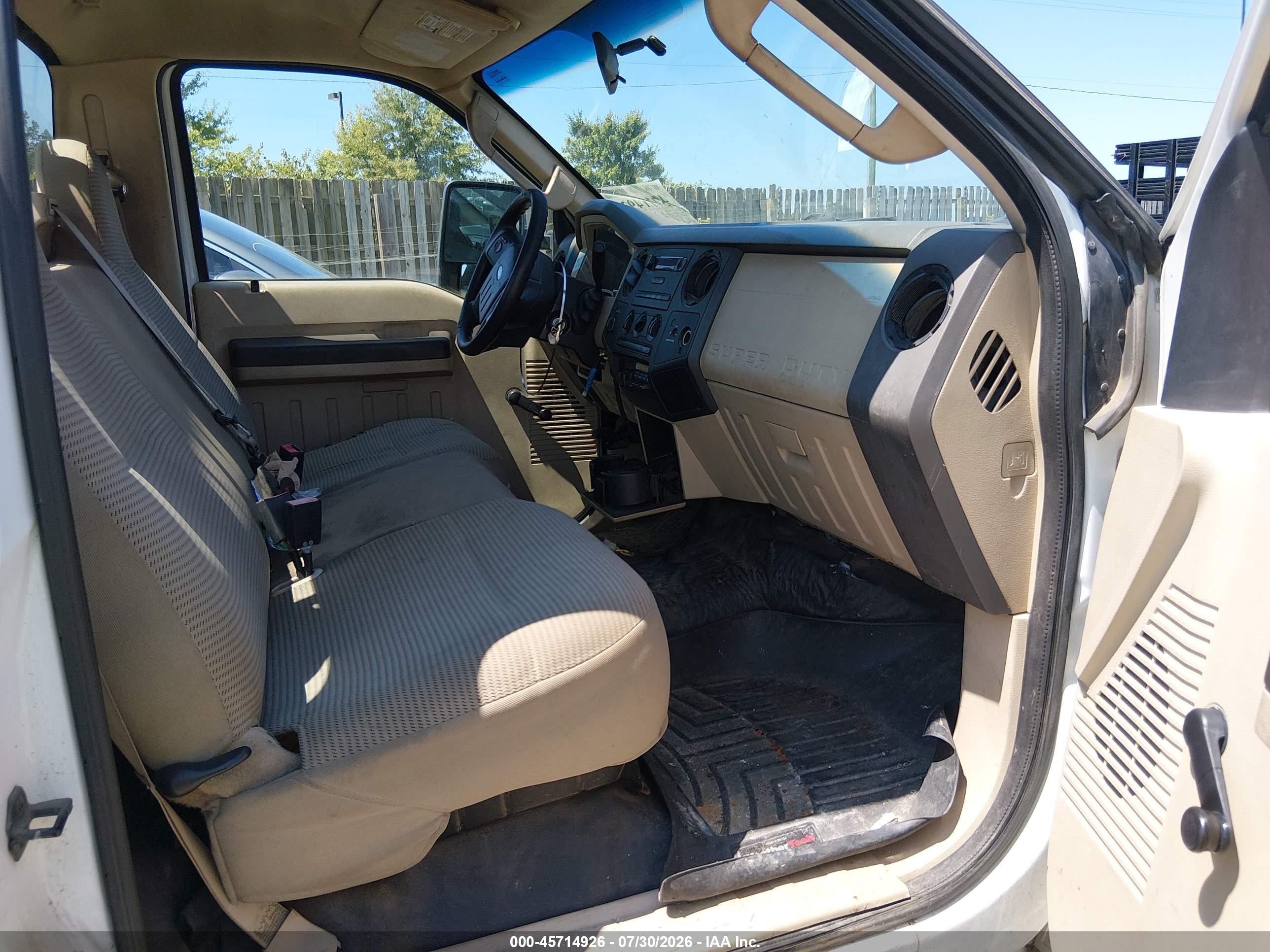 2008 Ford Super Duty F-250 Srw Xl/xlt White vin: 1FTNF21568ED19282