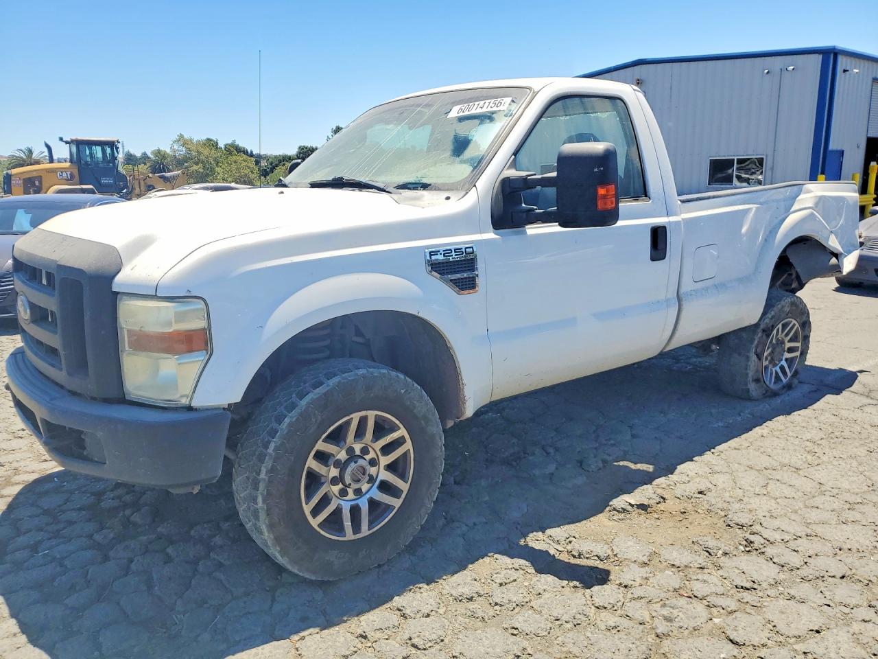 2008 Ford F250 Super Duty White vin: 1FTNF21568EE01741