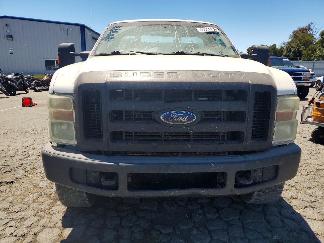 2008 Ford F250 Super Duty White vin: 1FTNF21568EE01741