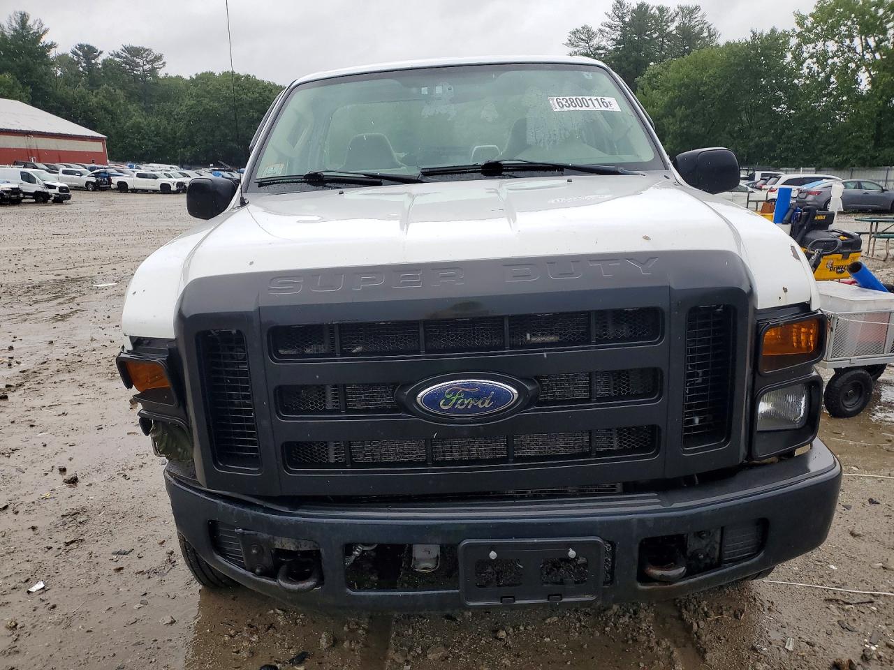 2008 Ford F250 Super Duty White vin: 1FTNF21568EE40250