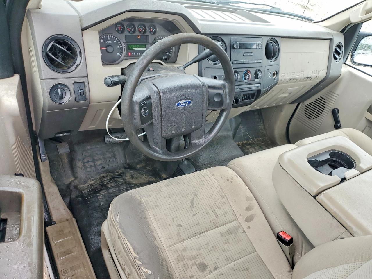 2008 Ford F250 Super Duty White vin: 1FTNF21568EE40250