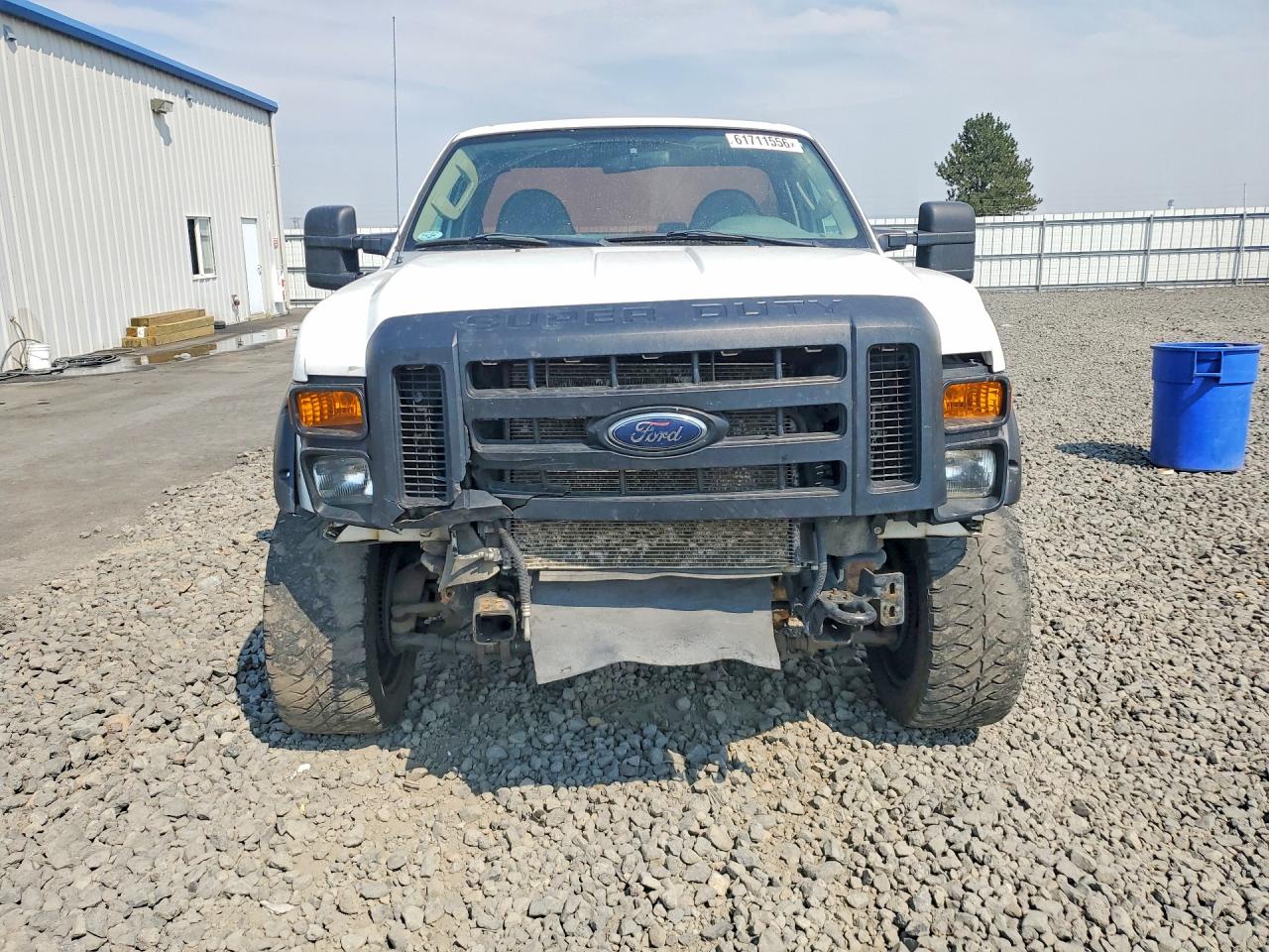 2009 Ford F250 Super Duty White vin: 1FTNF21569EB12988