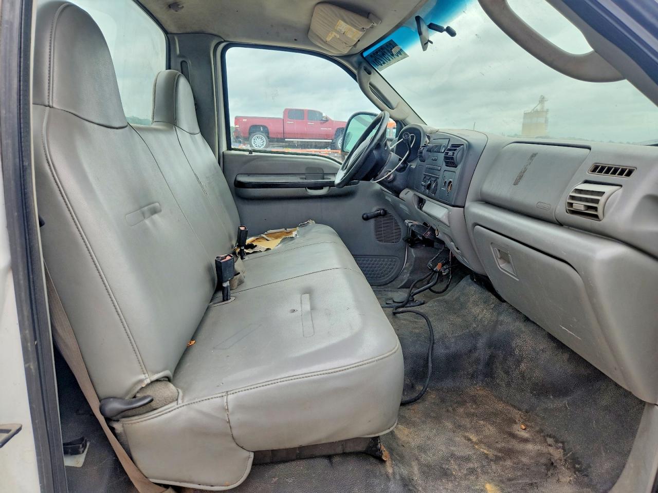 2006 Ford F250 Super Duty White vin: 1FTNF21576EB76677